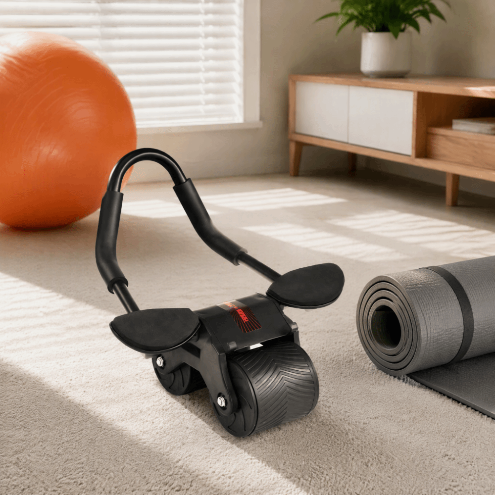 Upgraded Automatic Rebound Ab  - Ab Roller Wheel With Elbow Support recension och pris