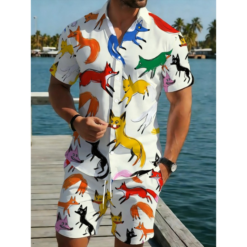 Premium Men's Printed Shirt Sh - Hiking recension och pris