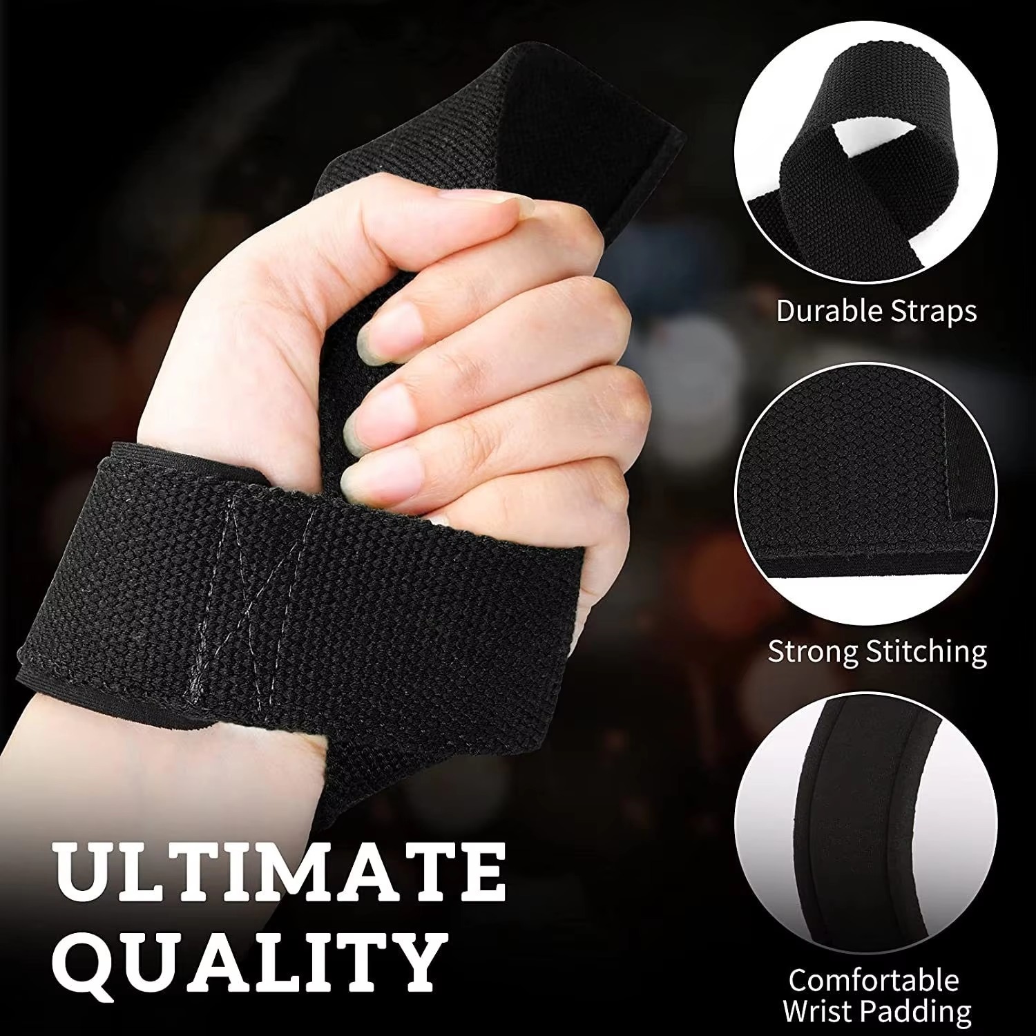 Adjustable Weightlifting Wrist - Wrist Wraps Weightlifting Support recension och pris